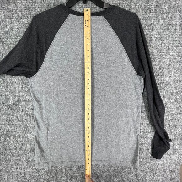 American Eagle Shirt Extra Large Mens Seriously Soft Casual Long-Sleeve Raglan - Picture 8 of 10